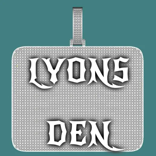 CUSTOM LETTER NECKLACE 3D BIG SQUARE sold by The GUU Shop