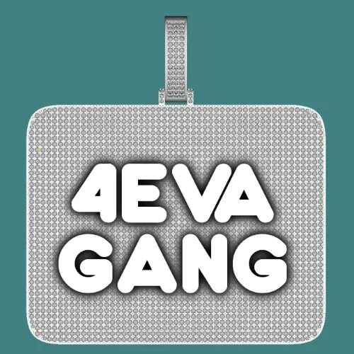 CUSTOM LETTER NECKLACE 3D BIG SQUARE sold by The GUU Shop