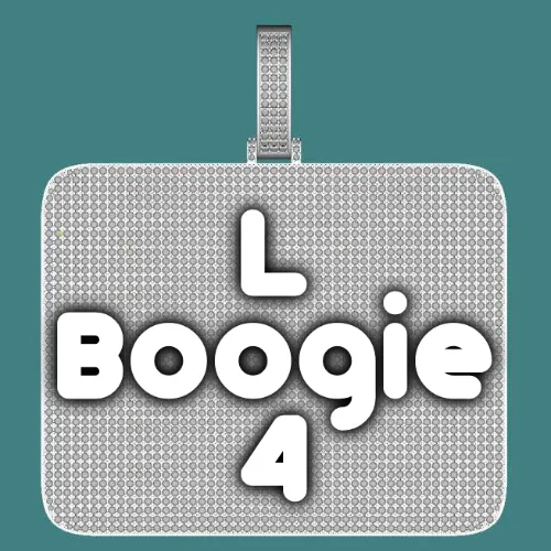 CUSTOM LETTER NECKLACE 3D BIG SQUARE sold by The GUU Shop