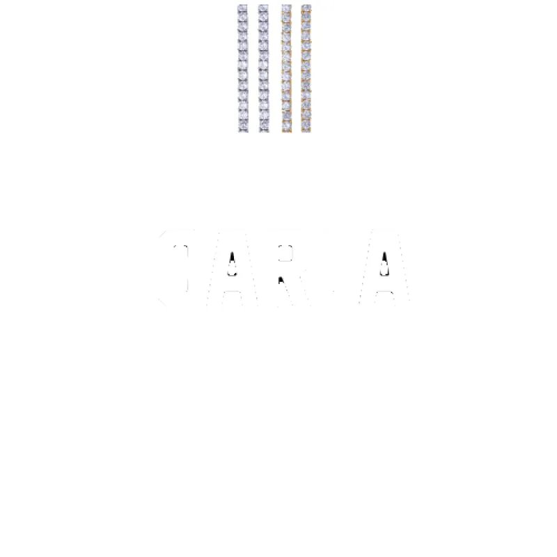 Custom Letters Baguette Two Layer Necklace made by The GUU Shop