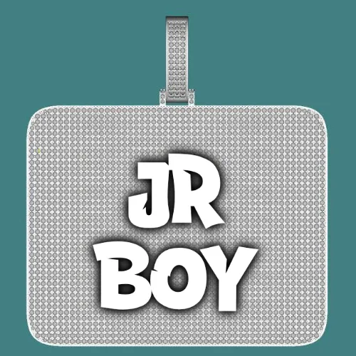 CUSTOM LETTER NECKLACE 3D BIG SQUARE sold by The GUU Shop