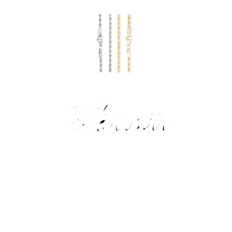 Script Custom Letter Necklace sold by The GUU Shop