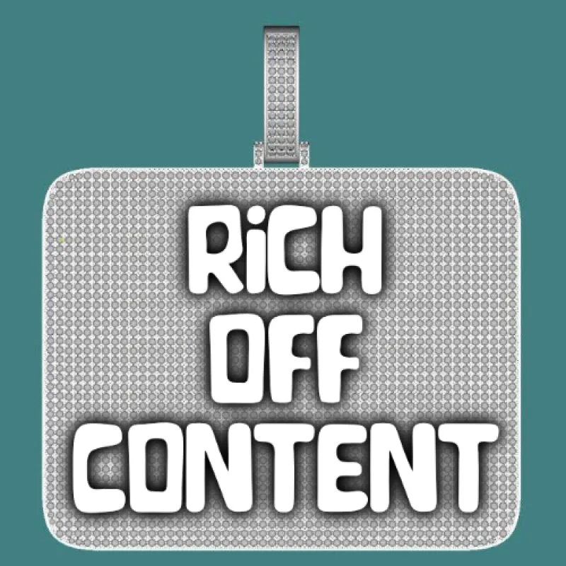 CUSTOM LETTER NECKLACE 3D BIG SQUARE sold by The GUU Shop