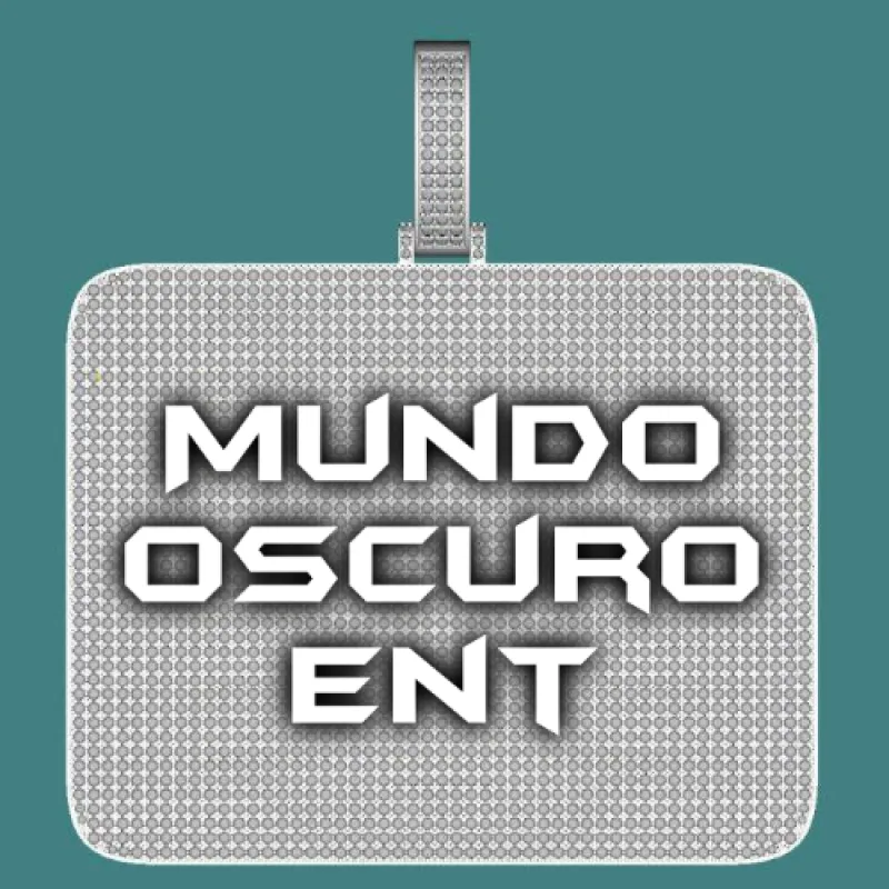 CUSTOM LETTER NECKLACE 3D BIG SQUARE sold by The GUU Shop