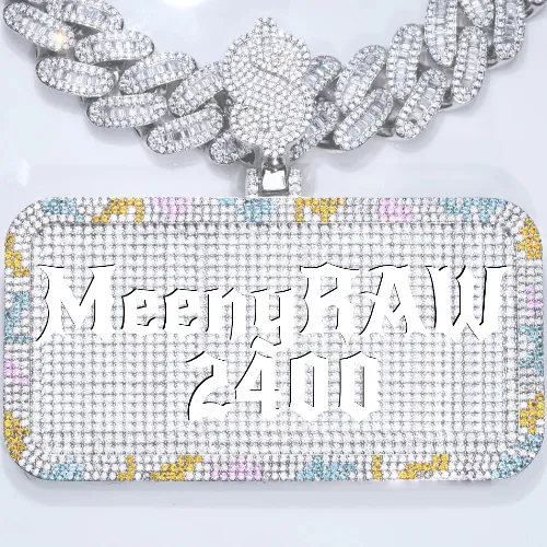 CUSTOM LETTER NECKLACE 3D COLORFUL SQUARE sold by The GUU Shop