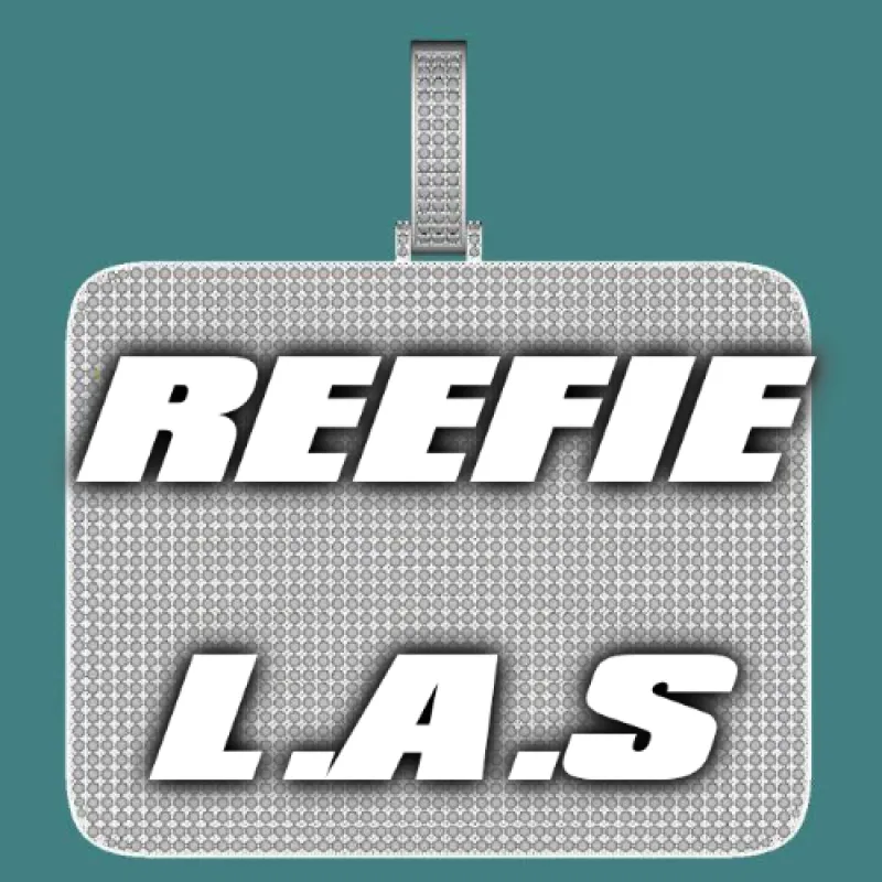 CUSTOM LETTER NECKLACE 3D BIG SQUARE sold by The GUU Shop