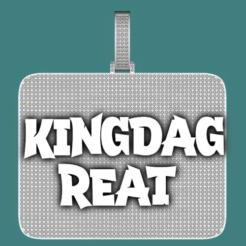 CUSTOM LETTER NECKLACE 3D BIG SQUARE sold by The GUU Shop