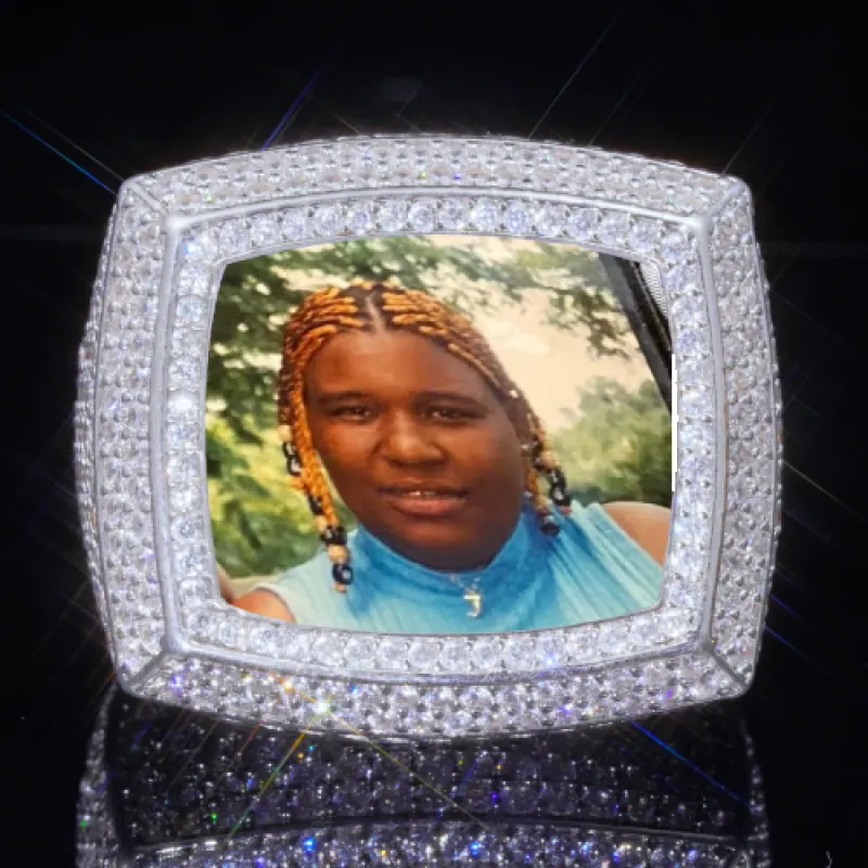 3D CUSTOM PICTURE ICED RING sold by The GUU Shop