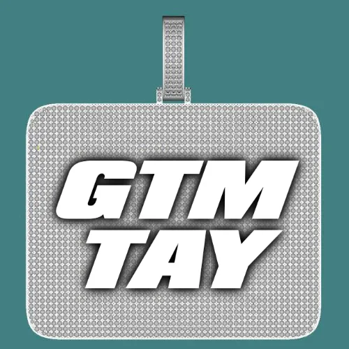 CUSTOM LETTER NECKLACE 3D BIG SQUARE sold by The GUU Shop