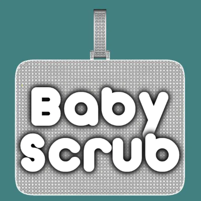 CUSTOM LETTER NECKLACE 3D BIG SQUARE sold by The GUU Shop