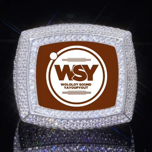 3D CUSTOM PICTURE ICED RING sold by The GUU Shop