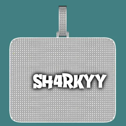 CUSTOM LETTER NECKLACE 3D BIG SQUARE sold by The GUU Shop