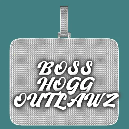 CUSTOM LETTER NECKLACE 3D BIG SQUARE sold by The GUU Shop