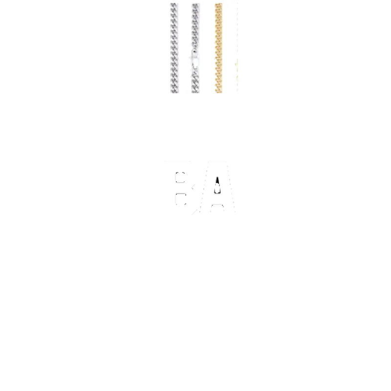 Custom Letters Baguette Two Layer Necklace sold by The GUU Shop