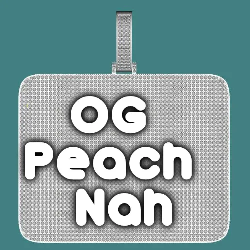 CUSTOM LETTER NECKLACE 3D BIG SQUARE sold by The GUU Shop