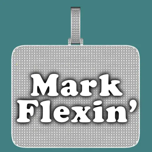 CUSTOM LETTER NECKLACE 3D BIG SQUARE sold by The GUU Shop