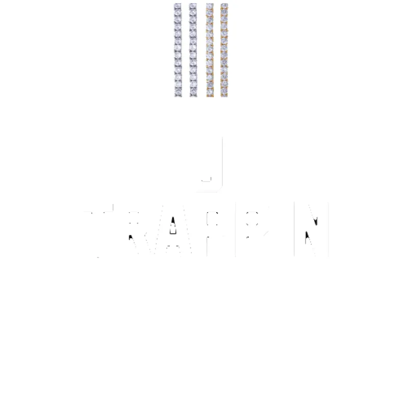 Custom Letters Baguette Two Layer Necklace made by The GUU Shop