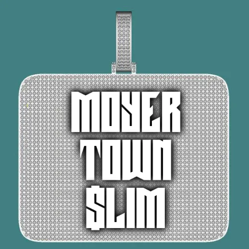 CUSTOM LETTER NECKLACE 3D BIG SQUARE sold by The GUU Shop