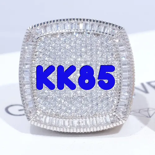 CUSTOM LETTER 3D ICED RING sold by The GUU Shop