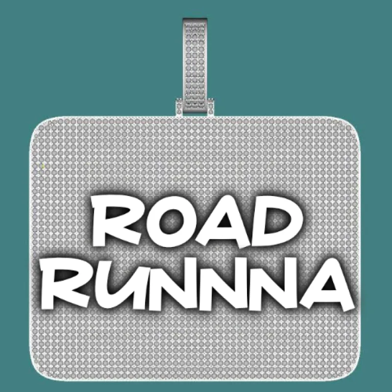 CUSTOM LETTER NECKLACE 3D BIG SQUARE sold by The GUU Shop