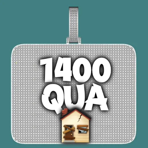 CUSTOM LETTER NECKLACE 3D BIG SQUARE sold by The GUU Shop