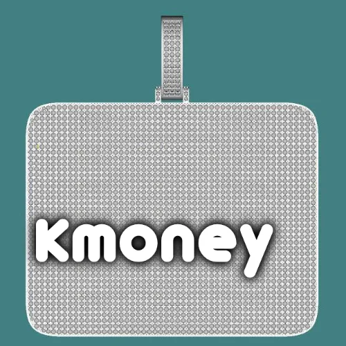 CUSTOM LETTER NECKLACE 3D BIG SQUARE sold by The GUU Shop