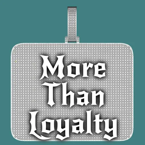 CUSTOM LETTER NECKLACE 3D BIG SQUARE sold by The GUU Shop