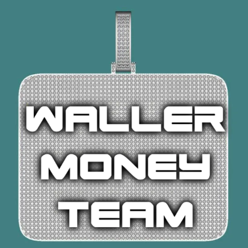 CUSTOM LETTER NECKLACE 3D BIG SQUARE sold by The GUU Shop