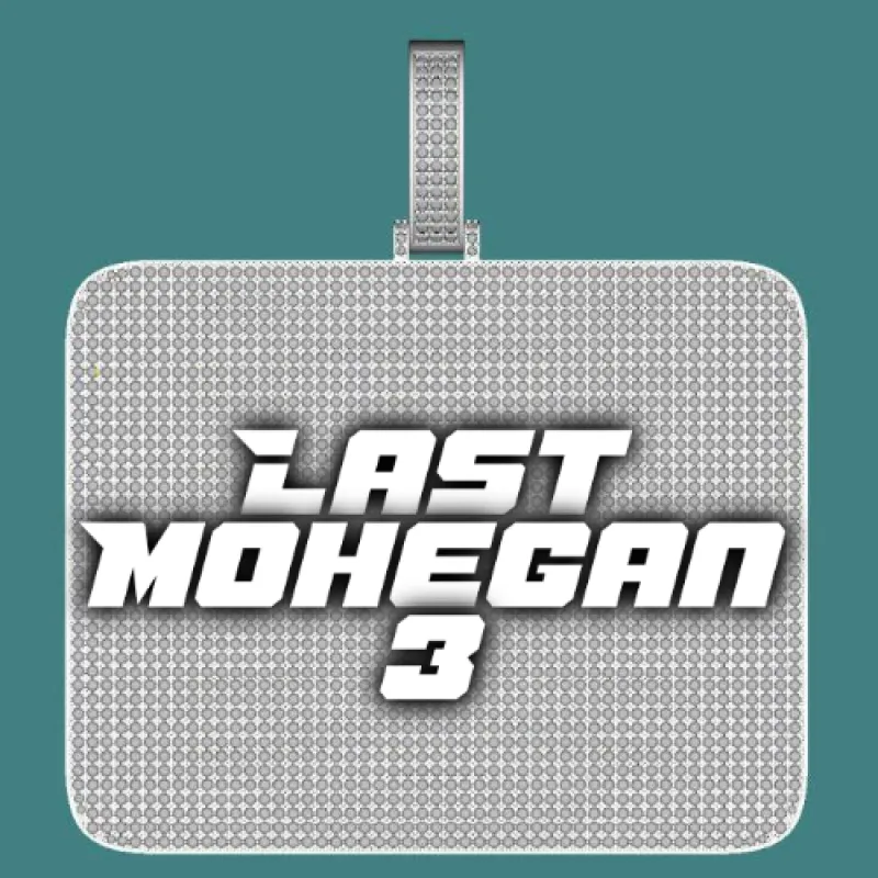 CUSTOM LETTER NECKLACE 3D BIG SQUARE sold by The GUU Shop