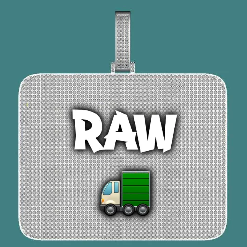 CUSTOM LETTER NECKLACE 3D BIG SQUARE sold by The GUU Shop