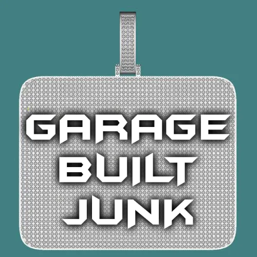 CUSTOM LETTER NECKLACE 3D BIG SQUARE sold by The GUU Shop