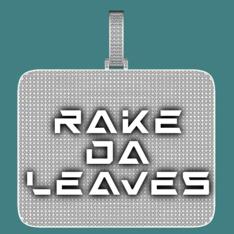 CUSTOM LETTER NECKLACE 3D BIG SQUARE sold by The GUU Shop