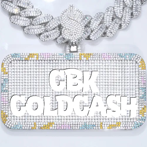 CUSTOM LETTER NECKLACE 3D COLORFUL SQUARE sold by The GUU Shop