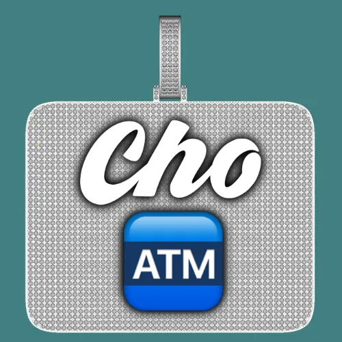 CUSTOM LETTER NECKLACE 3D BIG SQUARE sold by The GUU Shop