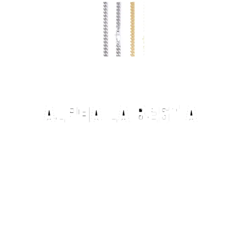 Custom Letters Baguette Two Layer Necklace sold by The GUU Shop