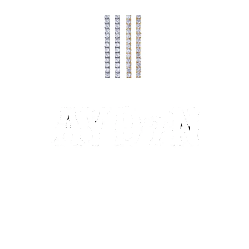 Custom Letters Freibeuter Font Necklace sold by The GUU Shop