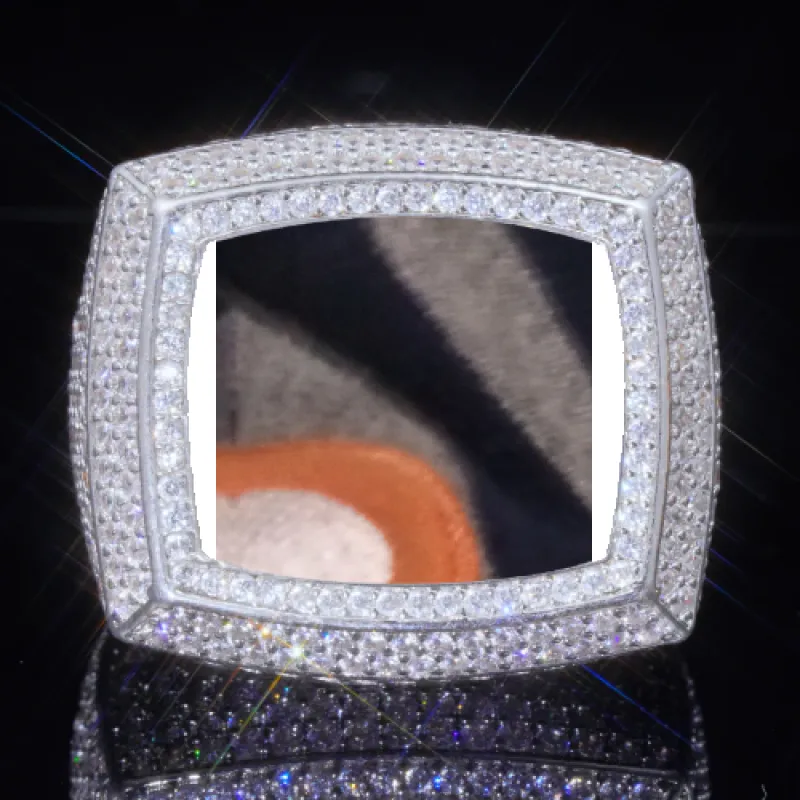 3D CUSTOM PICTURE ICED RING sold by The GUU Shop