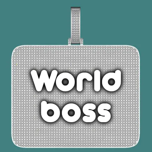 CUSTOM LETTER NECKLACE 3D BIG SQUARE sold by The GUU Shop