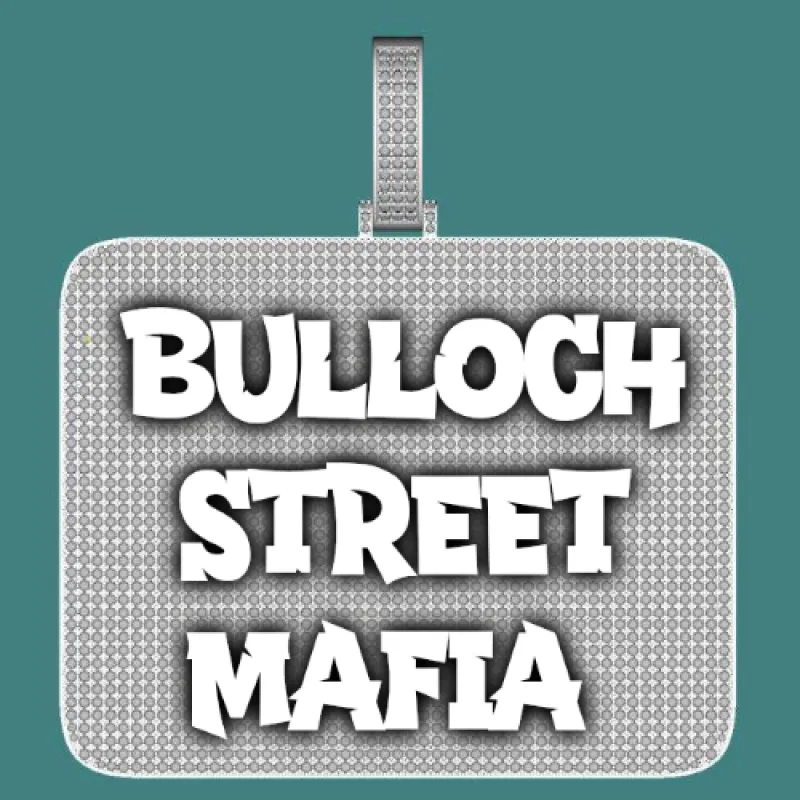 CUSTOM LETTER NECKLACE 3D BIG SQUARE sold by The GUU Shop