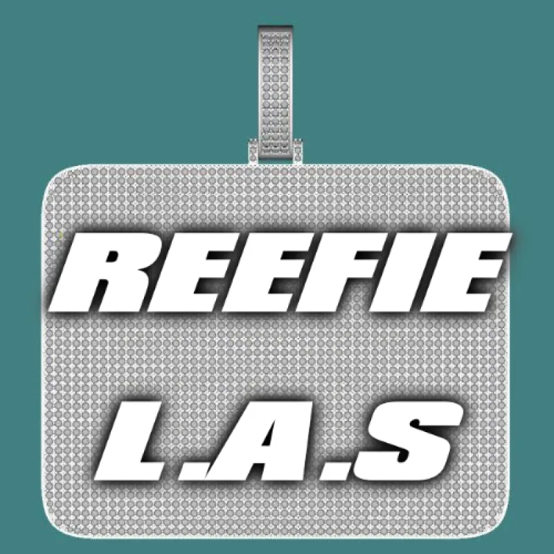 CUSTOM LETTER NECKLACE 3D BIG SQUARE sold by The GUU Shop