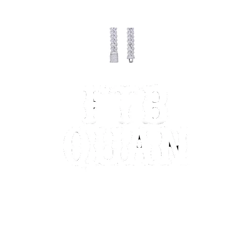 Custom Letters Freibeuter Font Necklace sold by The GUU Shop