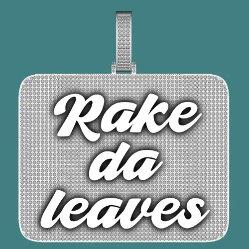 CUSTOM LETTER NECKLACE 3D BIG SQUARE sold by The GUU Shop