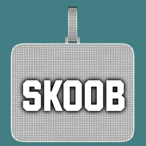 CUSTOM LETTER NECKLACE 3D BIG SQUARE sold by The GUU Shop