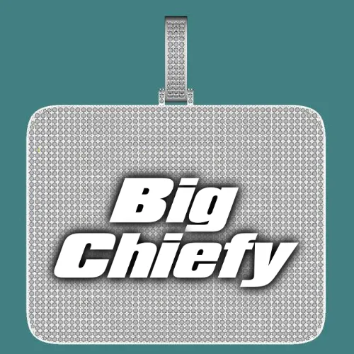 CUSTOM LETTER NECKLACE 3D BIG SQUARE sold by The GUU Shop