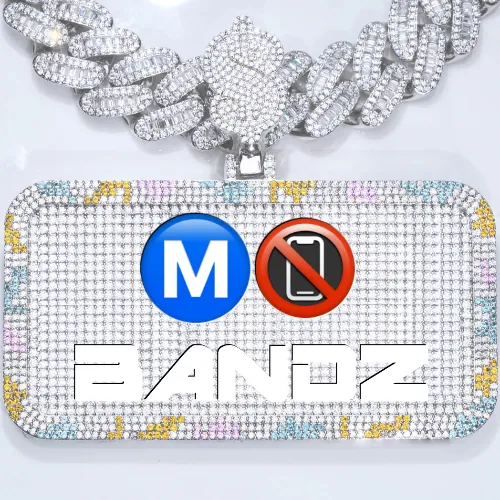 CUSTOM LETTER NECKLACE 3D COLORFUL SQUARE sold by The GUU Shop