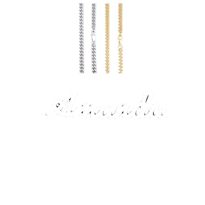 Script Custom Letter Necklace sold by The GUU Shop