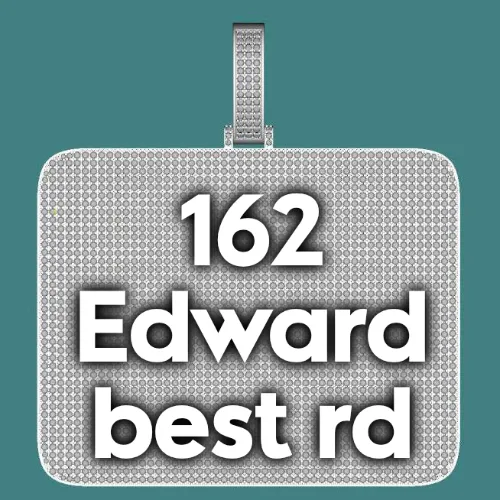 CUSTOM LETTER NECKLACE 3D BIG SQUARE sold by The GUU Shop