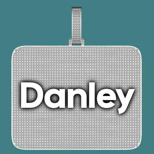 CUSTOM LETTER NECKLACE 3D BIG SQUARE sold by The GUU Shop