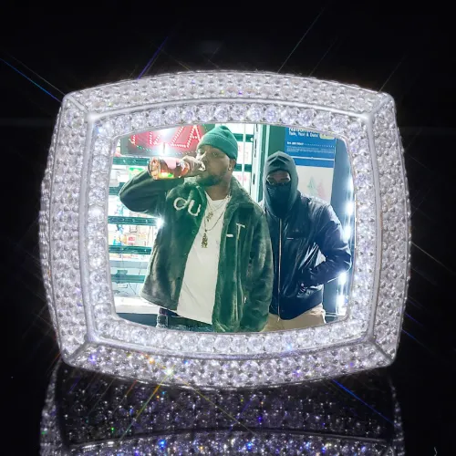 3D CUSTOM PICTURE ICED RING sold by The GUU Shop