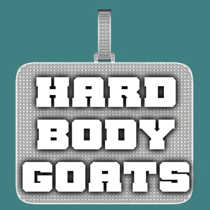 CUSTOM LETTER NECKLACE 3D BIG SQUARE sold by The GUU Shop